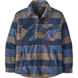 Patagonia Lightweight Insulated Fjord Flannel Shirt Fritidsjakke Herrer størrelse L farve blå
