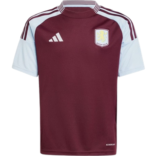Aston Villa FC 24/25 Kids hjemmebanetrøje - Maroon / Glow Blue - 164