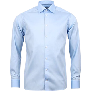 Eton Signature Twill slim skjorte - Lyseblå - Str. 39/M - Modish.dk