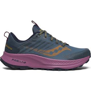 Saucony Ride TR2 GTX Trail Running Shoe Women - Blue Grey, Berry, Size 6 - blue_grey
