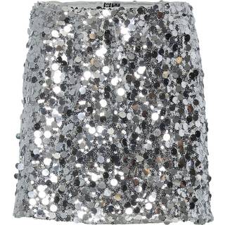 Pieces - Pcdisco Hw Mini Skirt - Nederdele - Gold/seguins - XL