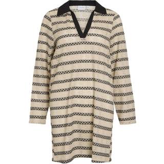 VILA dame kjole VISALIA - Tigers Eye Black - 36