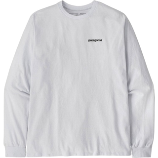 Patagonia P-6 Logo Responsibili LS T-Shirt White