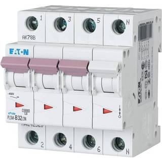 Eaton Automatsikring 32A 3P+N C 4M 6KA