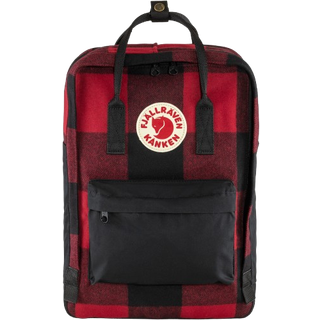 Fjällräven Kånken Re-wool Laptop 15 Red/Black, Red-Black, OneSize