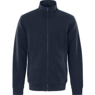 Fristads 122215 Sweatshirt med gennemlyn / Arbejdstrøje Mørk Marine XL