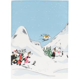 Moomin Arabia Mumi viskestykke Ski jumping 50x70 cm