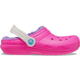 Crocs kids Classic Lined Clogs Pink Crush / Multi 29