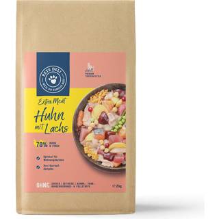 Pets Deli Extra Meat tørfoder med kylling og laks, kikærter og linser 145.98 DKK/1 kg