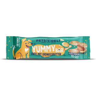 Pets Deli Snack Yummy Bar and med jordnøddesmør 598.00 DKK/1 kg (20 x 25.0g)