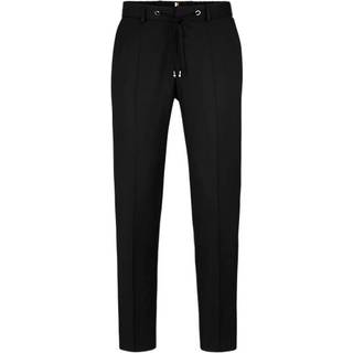 Slim fit bukser i serge af ny uld