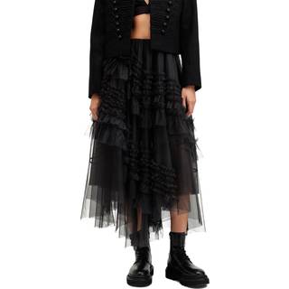 All Saints AllSaints Black Jen Tulle Skirt - 10