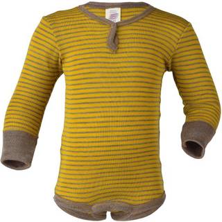 Engel Kid's Body L/S Merino undertøj Børn størrelse 62/68 farve gul