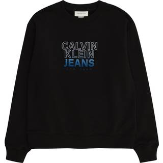 Relaxed Logo Sweatshirt - Black - 4