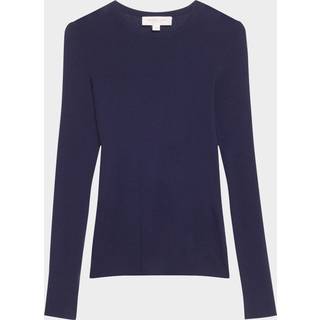 MK Hutton Featherweight Cashmere Jumper - Blue - Michael Kors - S