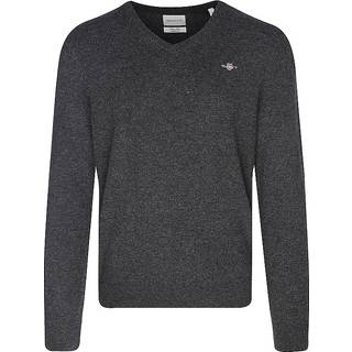 Gant Herren Pullover grau unifarben