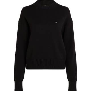 Cotton Monogram Jumper - Black - XL