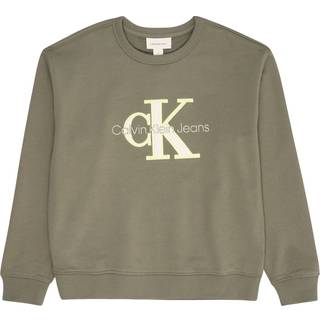 Boxy Logo Sweatshirt - Green - 14