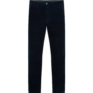 Stretch Cotton Corduroy Straight Chinos
