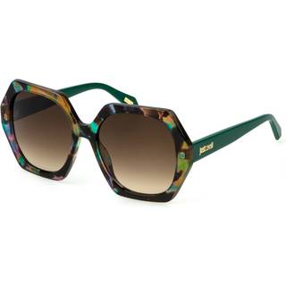 Just Cavalli SJC087V 0XAM 56 Solbriller Kvinder Tortoiseshell - Blue - 56mm