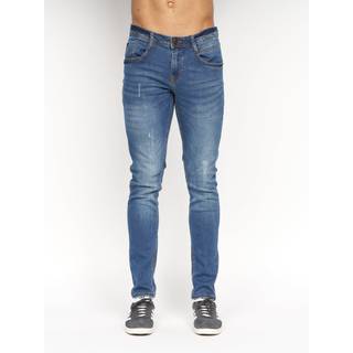 Duck And Cover Herre Tranfold Slim Fit Jeans Stonewash