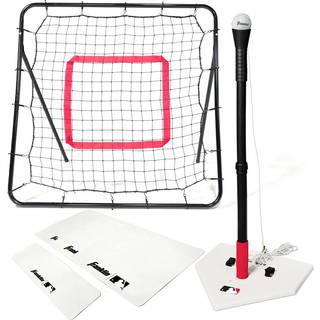Franklin Sports MLB Teeball Starter Set - Youth Baseball and Tball Tee Baseball and Bases With Rebounder Net - Full Beginner
