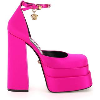 Versace Medusa Aevitas satin platform pumps - pink - EU 37