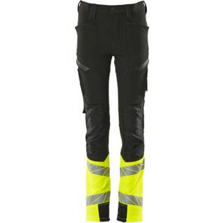 MASCOT ACCELERATE SAFE bukser til børn, sort/hi-vis gul - 104