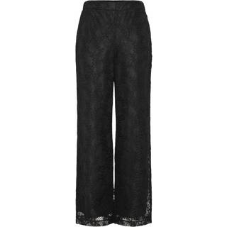 Pieces Pcbosulla Hw Lace Wide Pant Black L