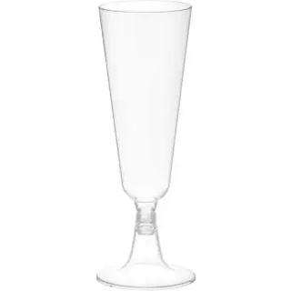SAANA Champagneglas i plastik - 6 stk