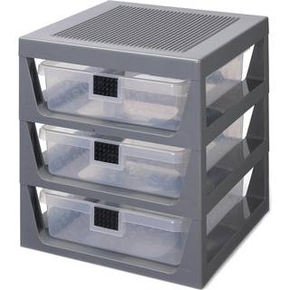 LEGO Opbevaring 3 Kasser, Dark Grey