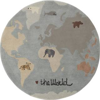 OYOY The world børnetæppe Ø120 cm Multi