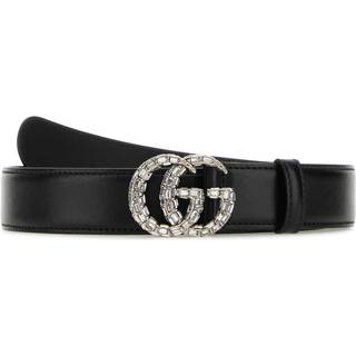 Gucci GG Marmont embellished leather belt - black - 80CM