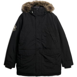 Superdry Superdry Jet Black Everest Faux Fur Parka Coat Jacket