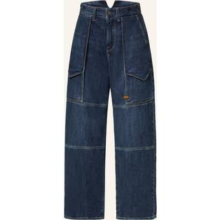 Barrel Utility High Loose Jeans - Dark blue - Women