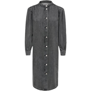 Beate Midi Kjole, Medium Grey Denim, XS