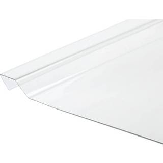 Plastmo EazyGlaze tagplade, 3 mm, klar, 68,8 x 600 cm