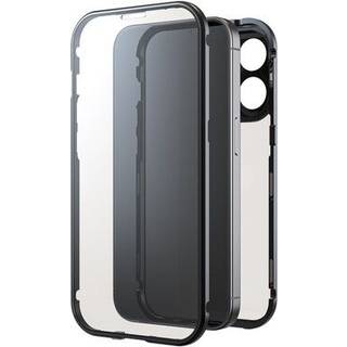 BLACK ROCK Phone Case 360° Glass Transp/Black - iPhone 15 Pro