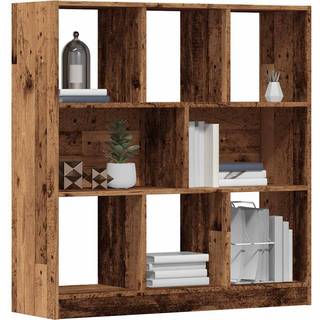 bogreol 97,5x29,5x100 cm konstrueret træ gammelt træ