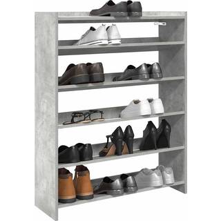 Skoreol 60X25X Konstrueret Træ Betongrå - 80 cm / 100 cm