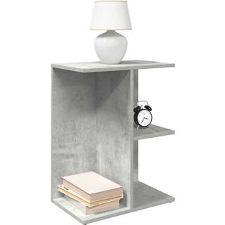 Sengeborde 46,5X29X61 Cm Konstrueret Træ - 2 / Betongrå