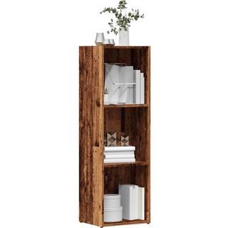 Bogreol/Tv-Bord Konstrueret Træ - Gammelt træ / 36 x 30 x 114 cm