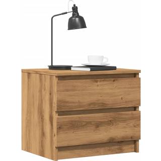 sengeborde 2 stk. 50x40x43,5 cm kunsteg