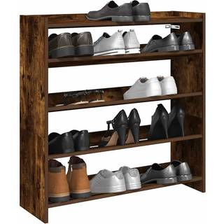 Skoreol 60X25X Konstrueret Træ Etræsfarve Røget Eg - 80 cm / 81 cm