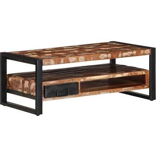 Sofabord 90X50X36 Cm - Massivt genanvendt træ