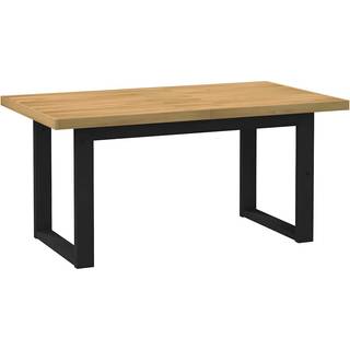 Spisebord Noain U-Formede Ben 180X90X75 Cm Massivt Træ Fyrretræ - U-formet / 160 cm