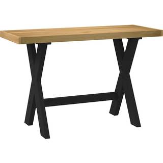 Skrivebord Noain A-Formede Ben 120X50X75Cm Massivt Træ Fyrretræ - X-form