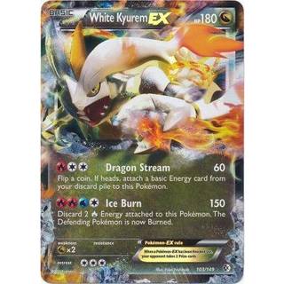 Pokemon - White Kyurem -EX (103/149) - BW - Krydsede gr?nser - Holo