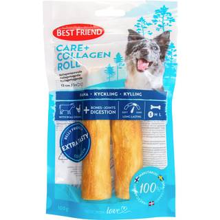 Best Friend 3 x Tyggeben m. Kollagen og Kyllingesmag til Hunde