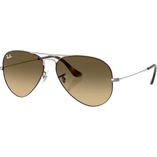 Ray - Ban Unisex RB3025 AVIATOR 92700A Solbriller Metal Skildpadde Brun Pilot Normal Skygge